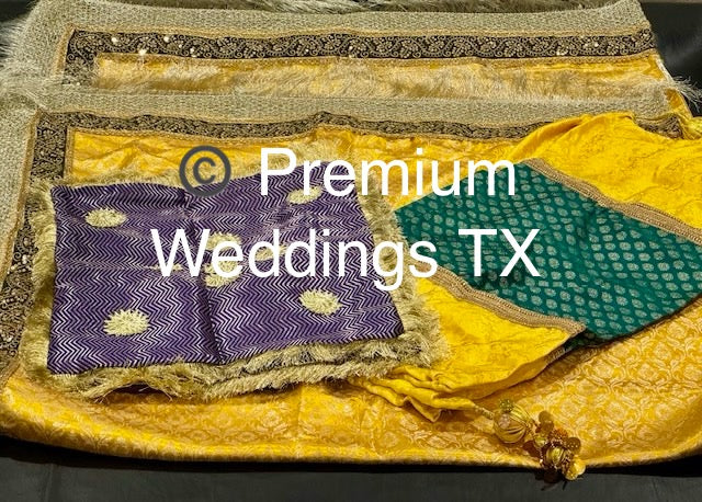 Mayoon Spreader - Yellow | Green | Purple - Premium Weddings TX