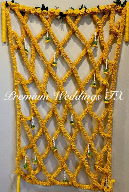 Yellow Phoolo Ki Chadar - Premium Weddings TX