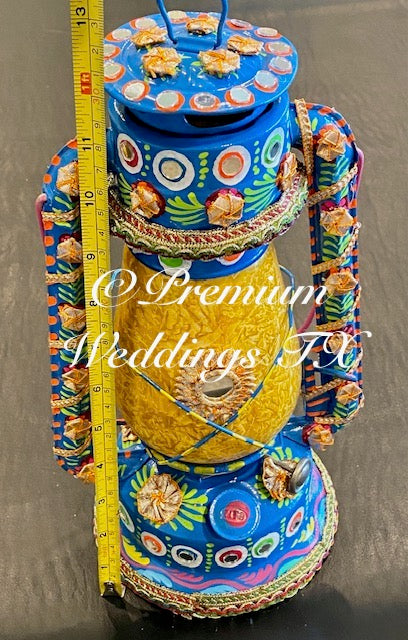 Truck Art Oil Lantern - Assorted Designs - Premium Weddings TX