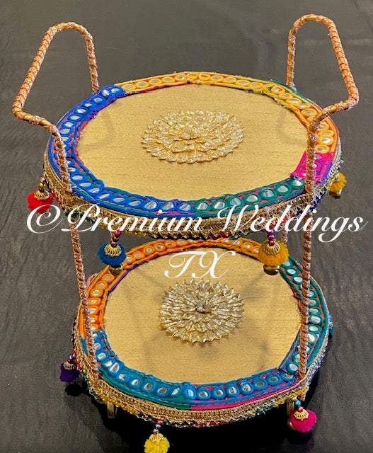 Gold Decorative Carts - Premium Weddings TX