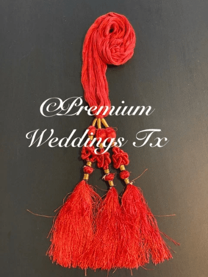Resham Mirror Paranda - Premium Weddings TX