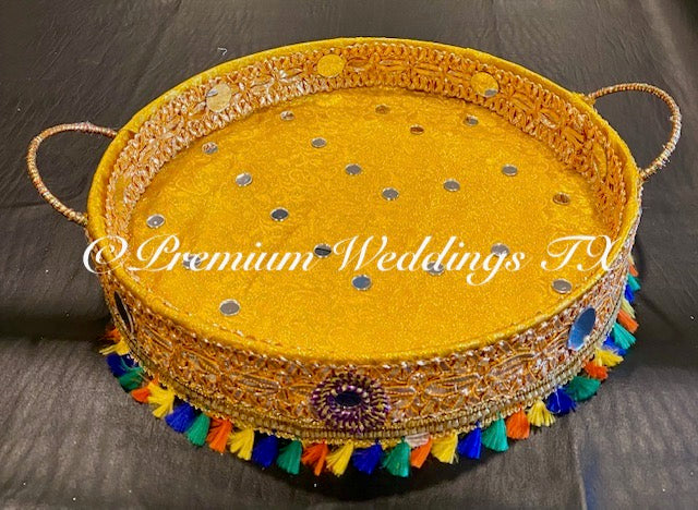 New Style Mehndi thaal Decoration idea | #haldi Thaal Decoration ideas  #youtube - YouTube