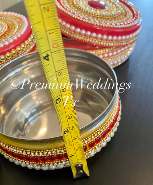 Decorative Container - Assorted Color & Design - Premium Weddings TX