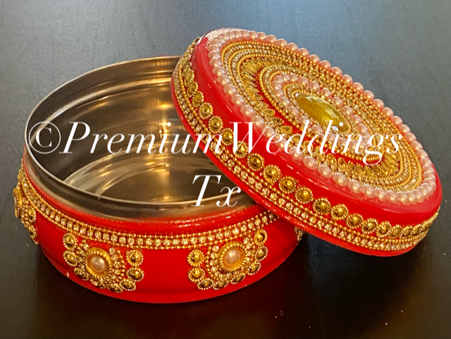 Decorative Container - Assorted Color & Design - Premium Weddings TX