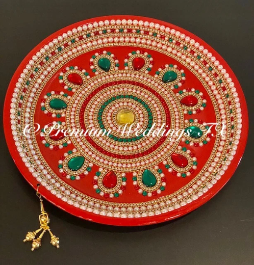 Red Mehndi Thaali – Premium Weddings TX