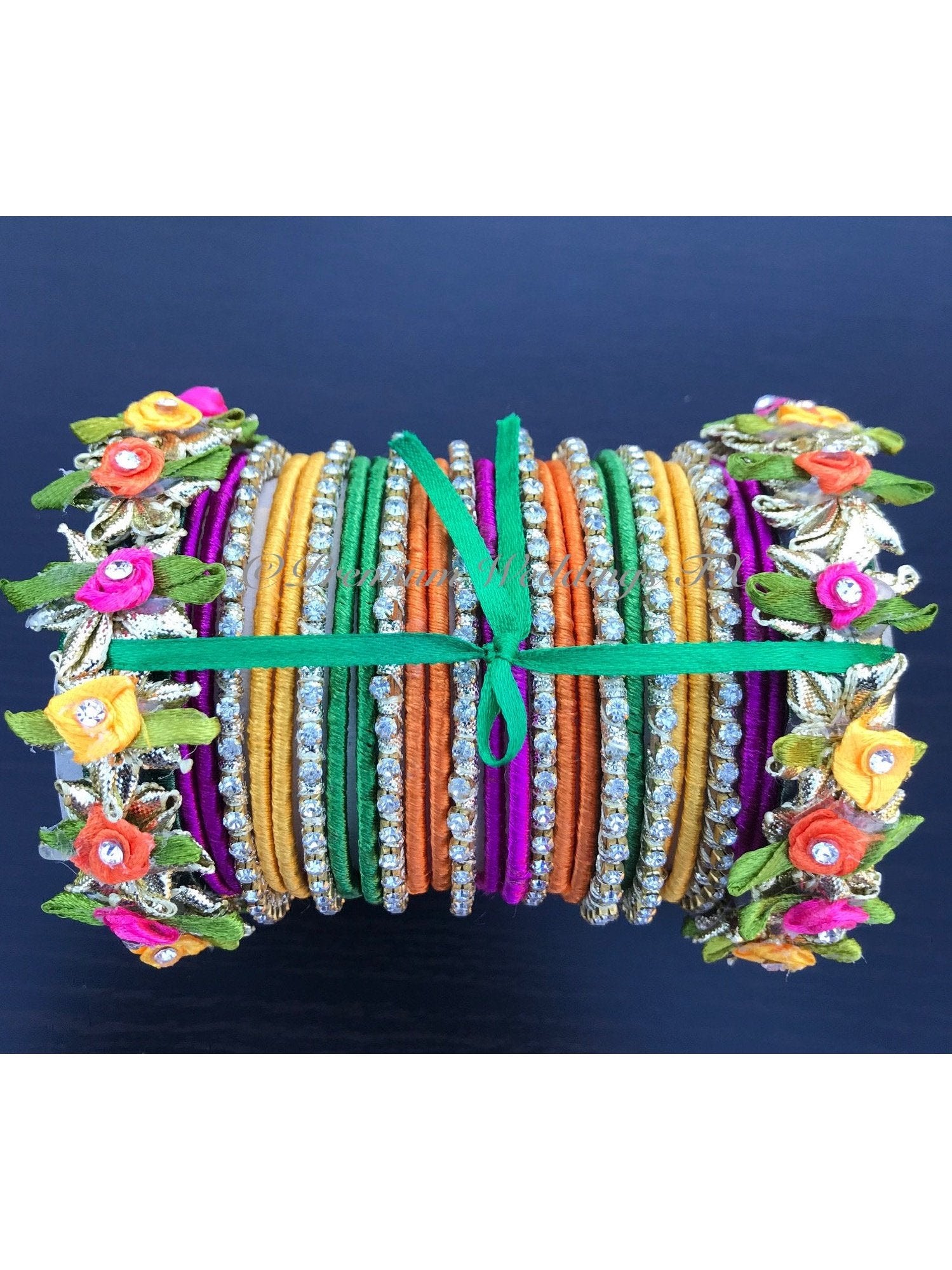 Resham deals bangles design