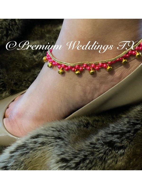 Handmade Beaded Anklet - Premium Weddings TX